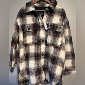 NWT Sanctuary Wool Blend Shacket